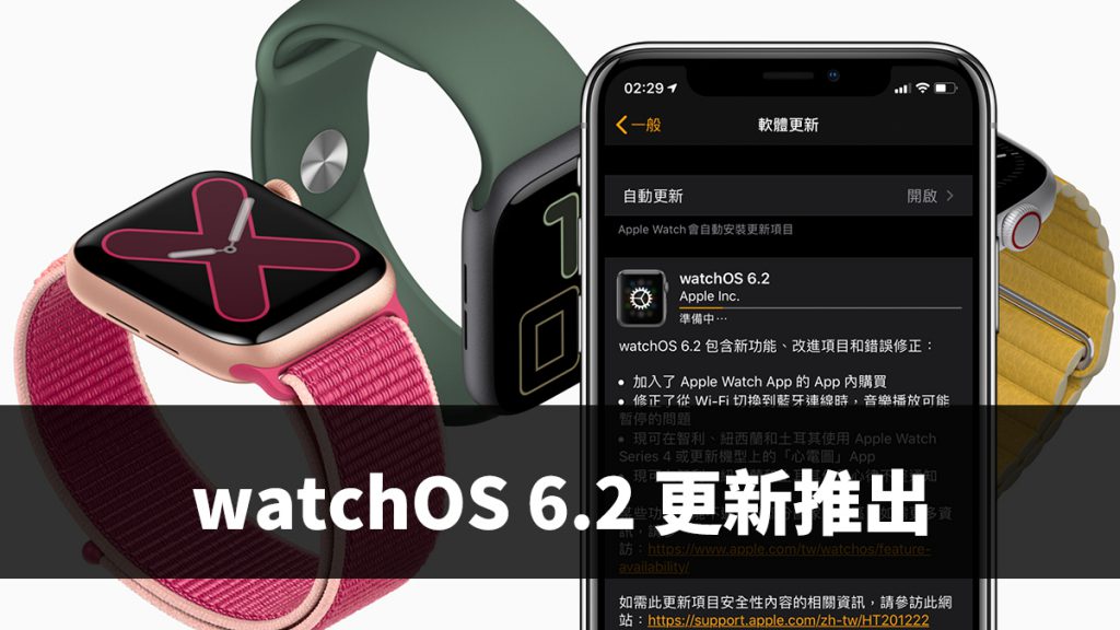 watchOS 6.2、Apple Watch