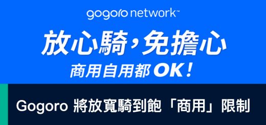 Gogoro、PBGN、騎到飽、Gogoro Network