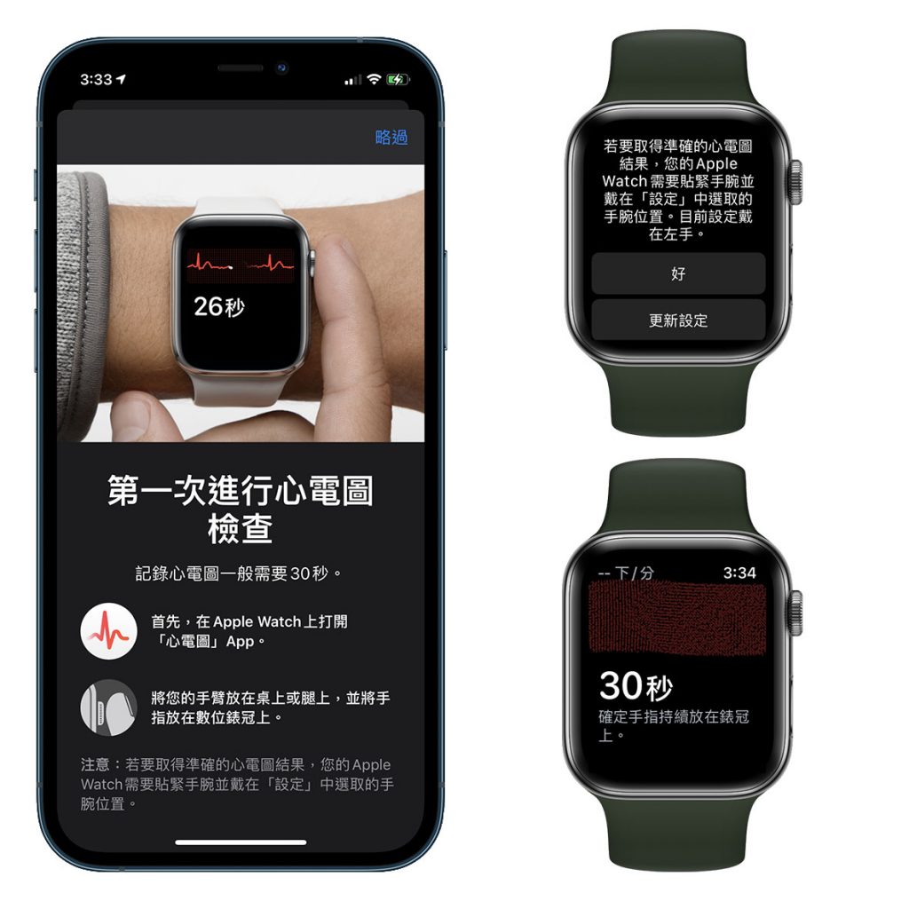 Apple Watch、watchOS 7.2、台灣 ECG