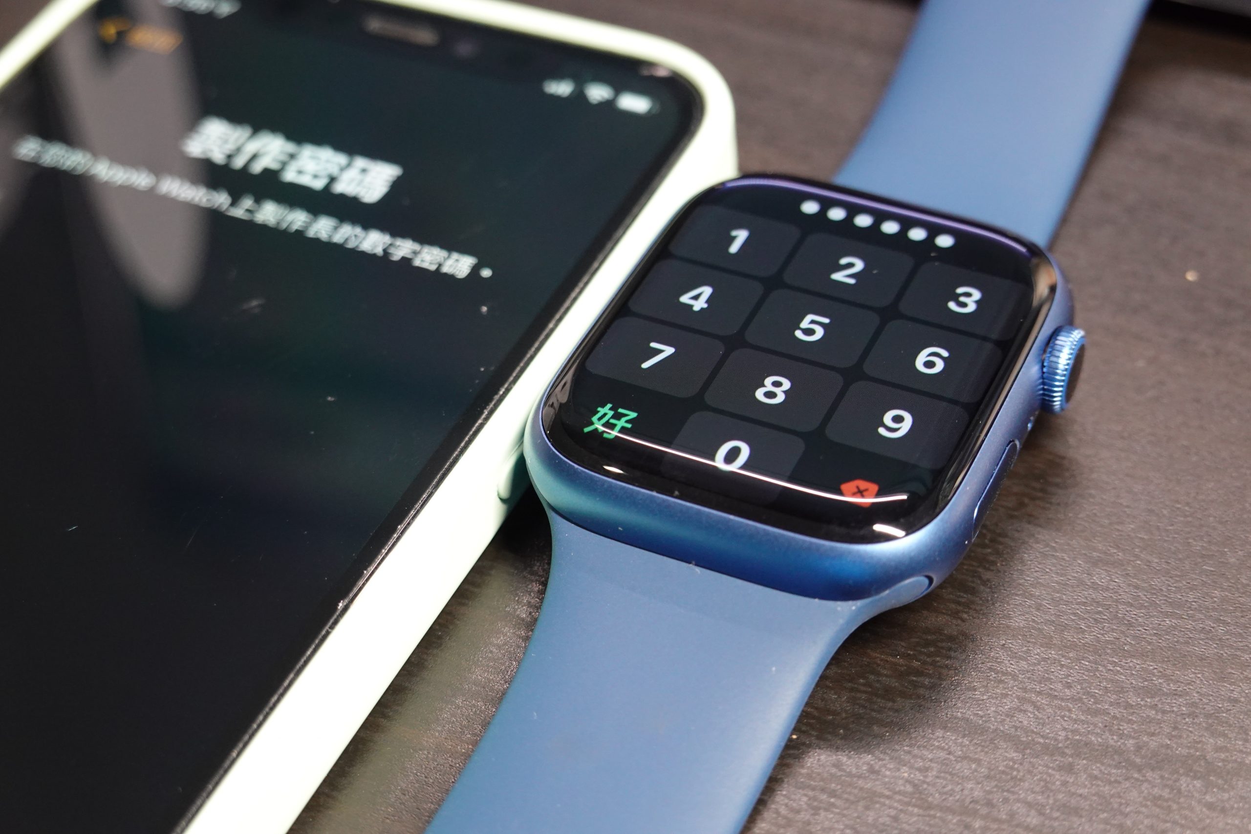 Apple Watch Series 7 配對