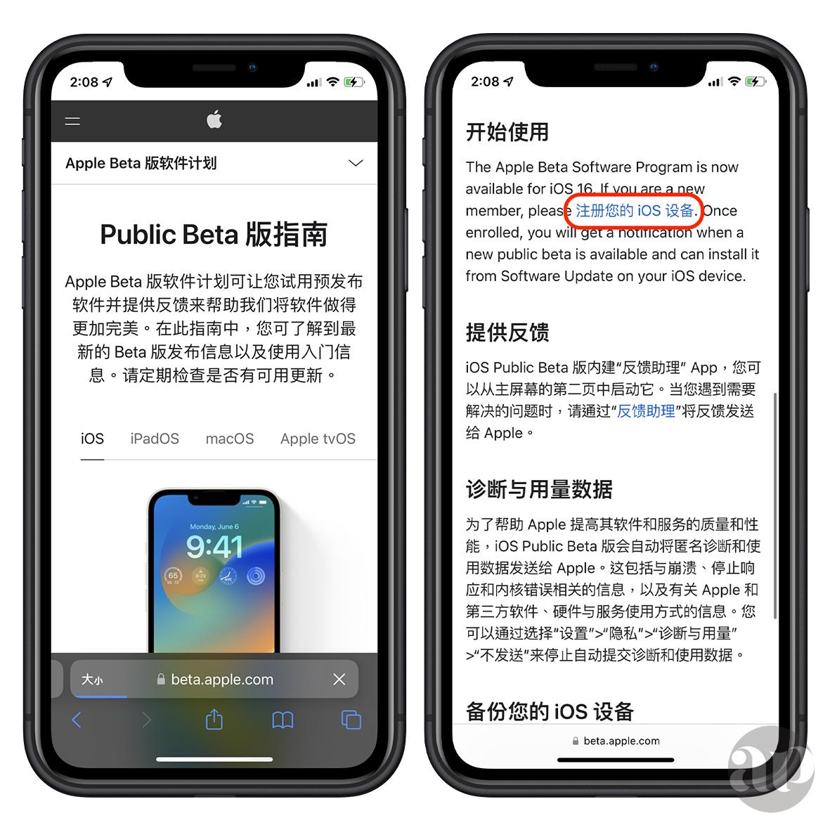iOS 16 Public Beta 公測版、Apple、iPhone
