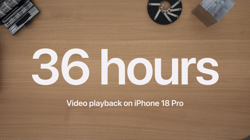 iPhone 18 Pro、電池續航提升