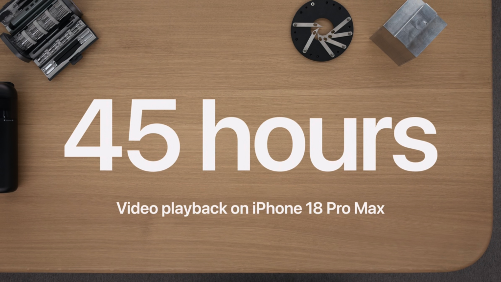 iPhone 18 Pro、電池續航提升