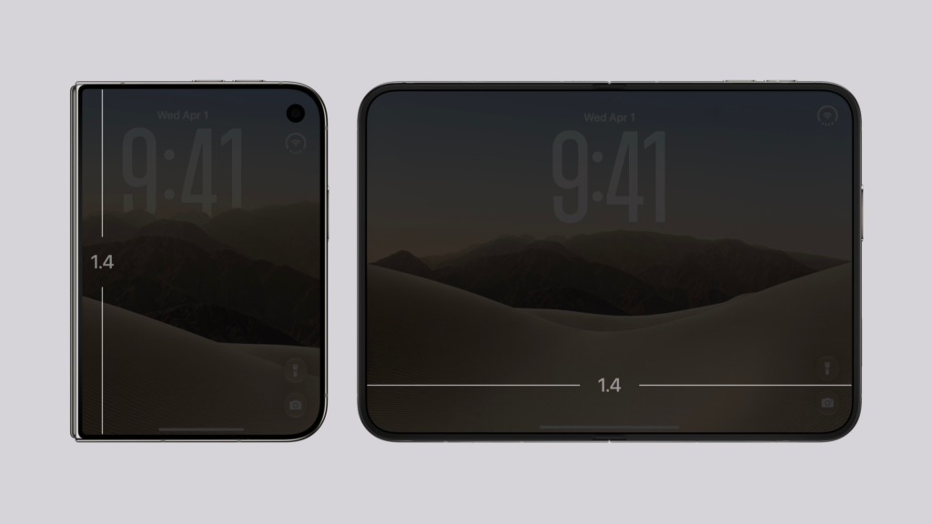 iPhone Duo 內外螢幕